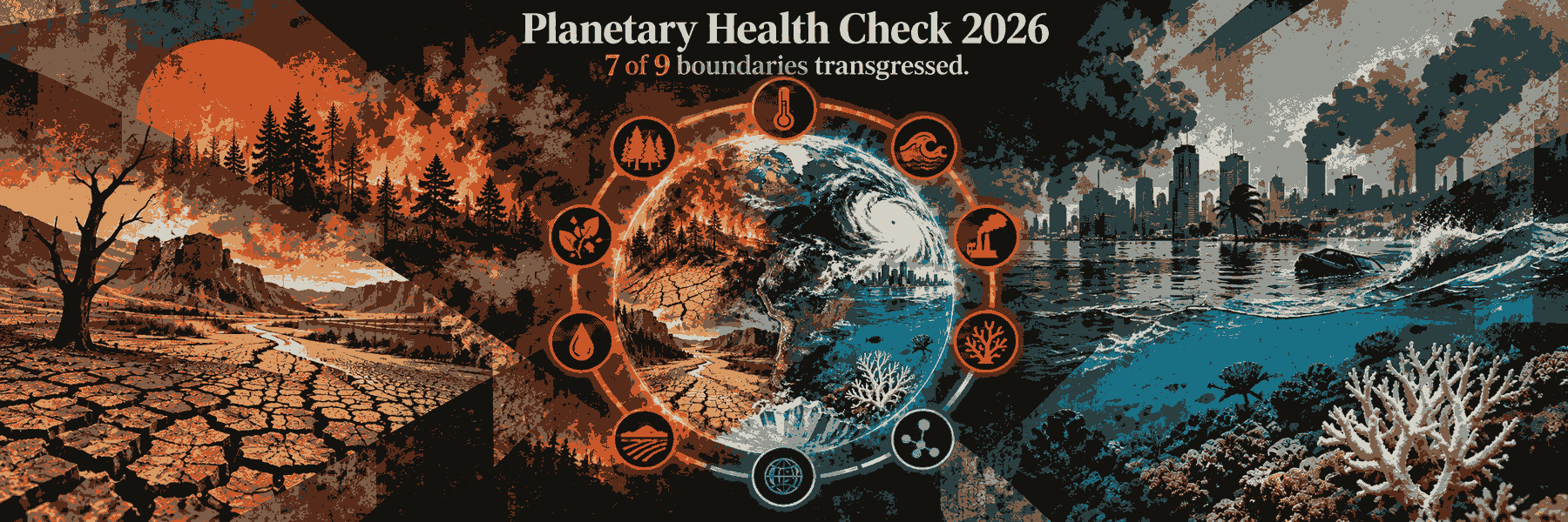 Planetary Health Check Finds Seven Breached Boundaries Worsening