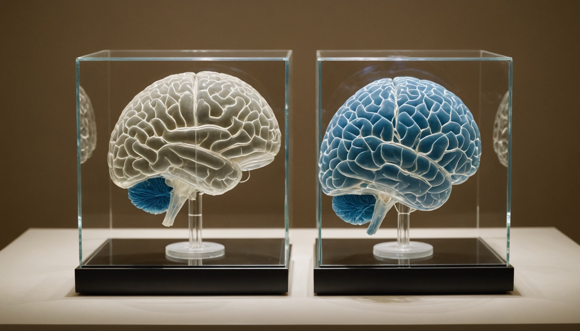 The human brain is two separate organs