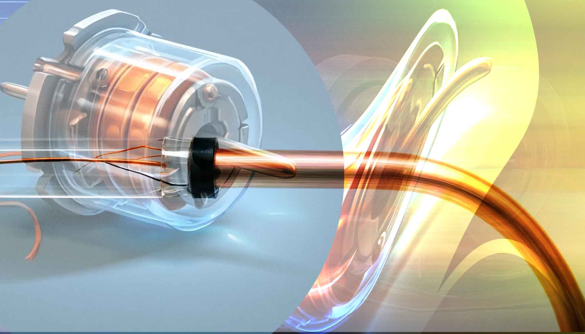 A motor with the thickness of a thread
