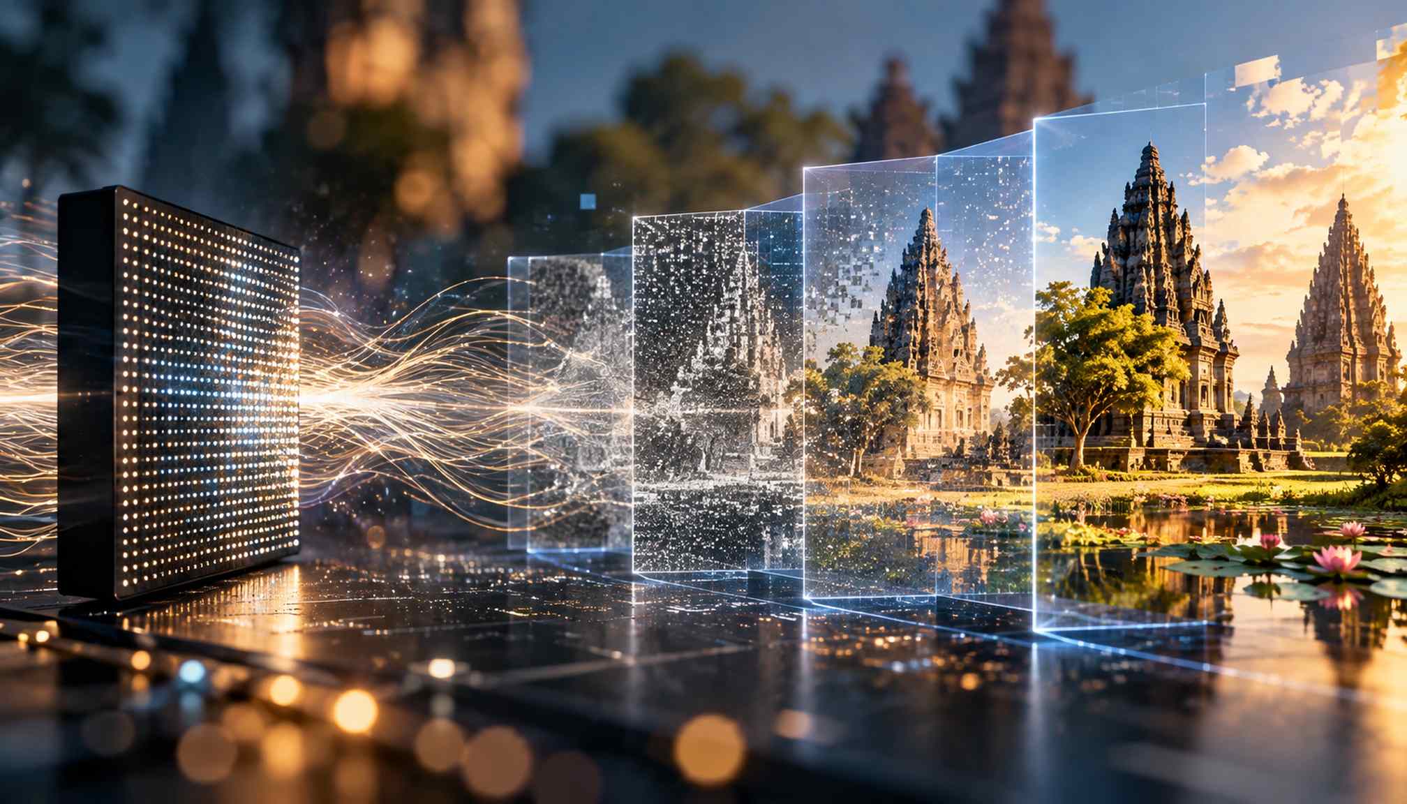 AI Sharpens Lensless Imaging Without Slow Reconstruction