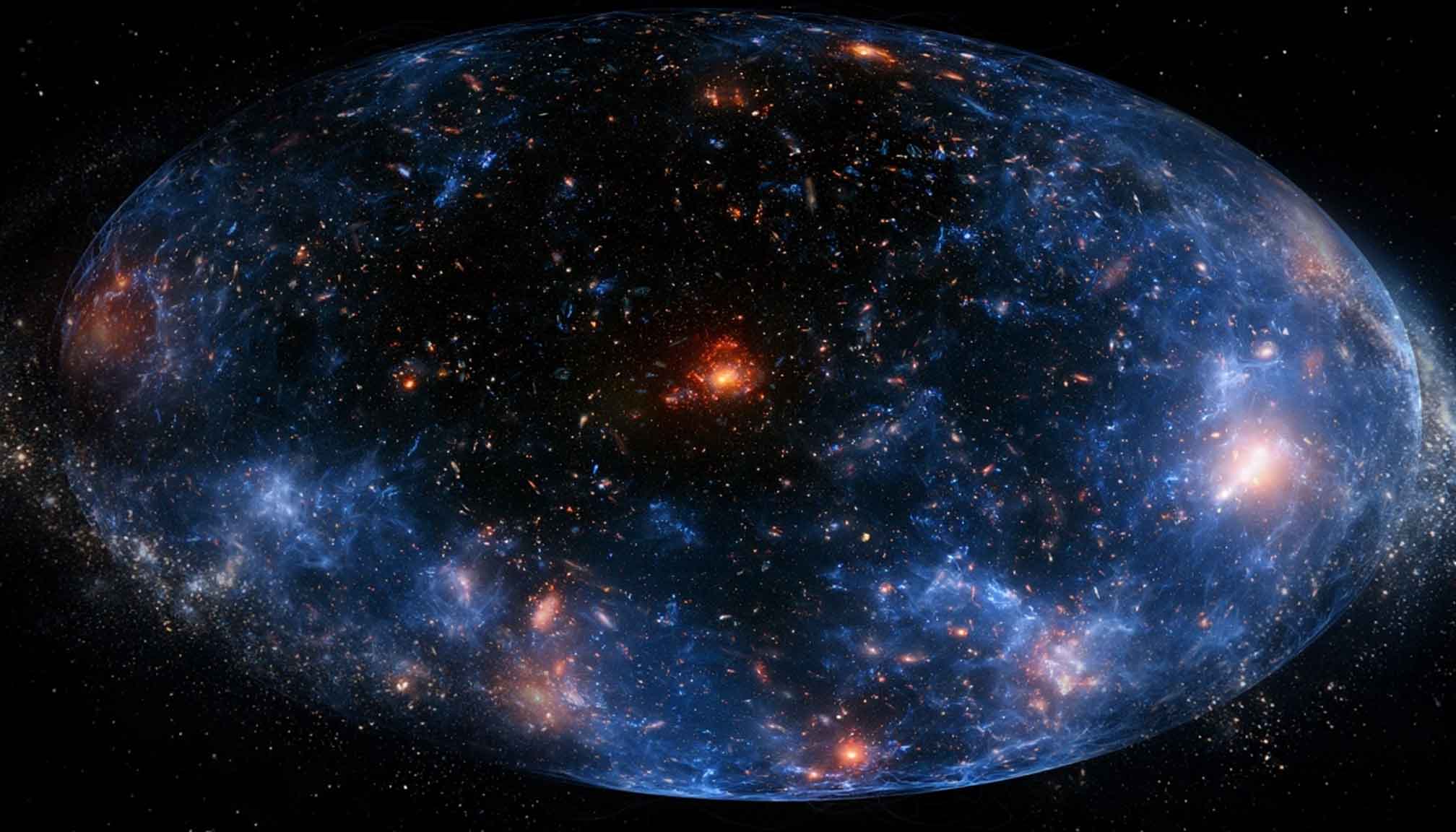 New simulation recreates the first two billion years of the universe