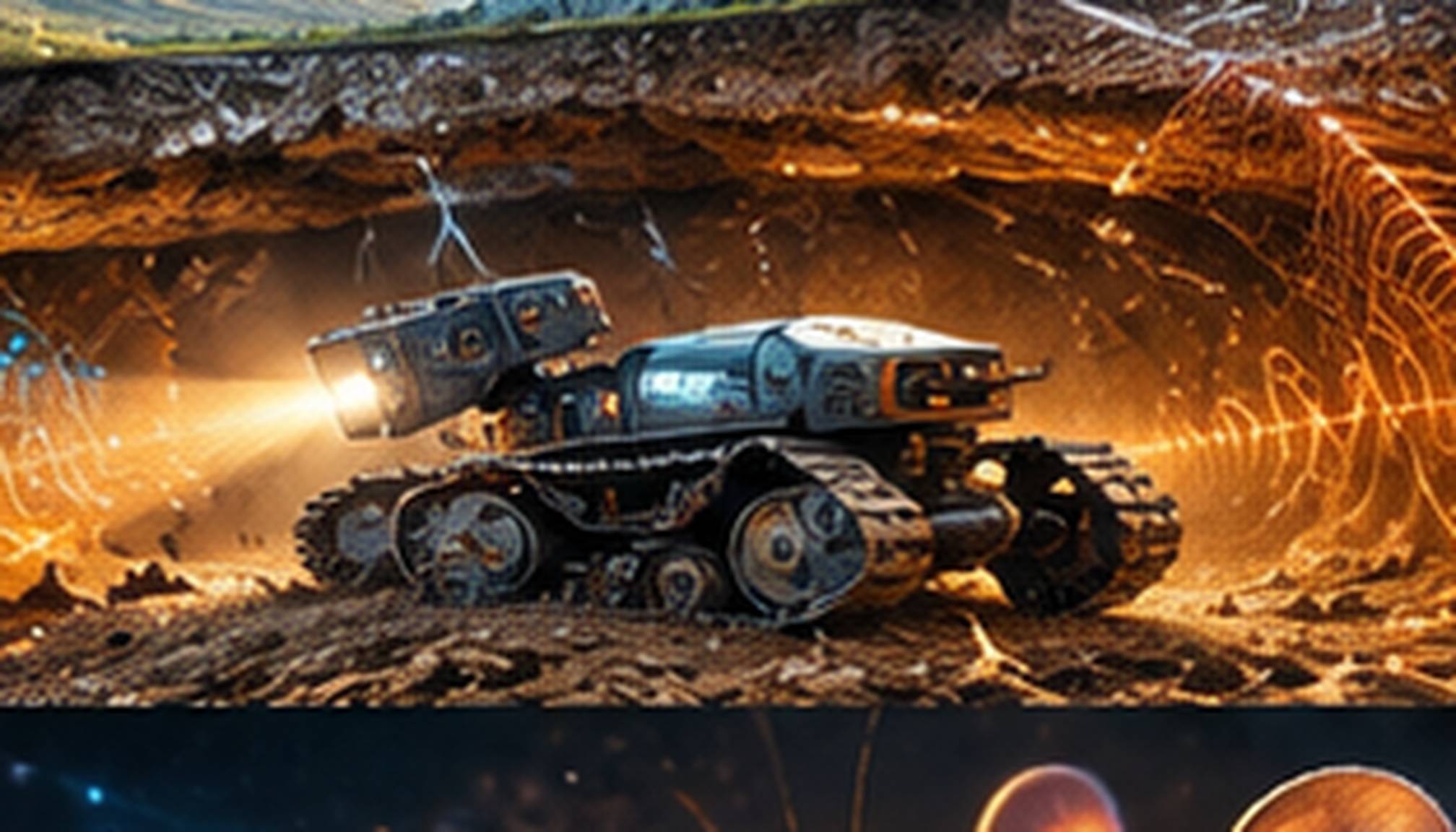 Underground Robots Navigate Without GPS Using Seismic, Magnetic and Tactile Sensors