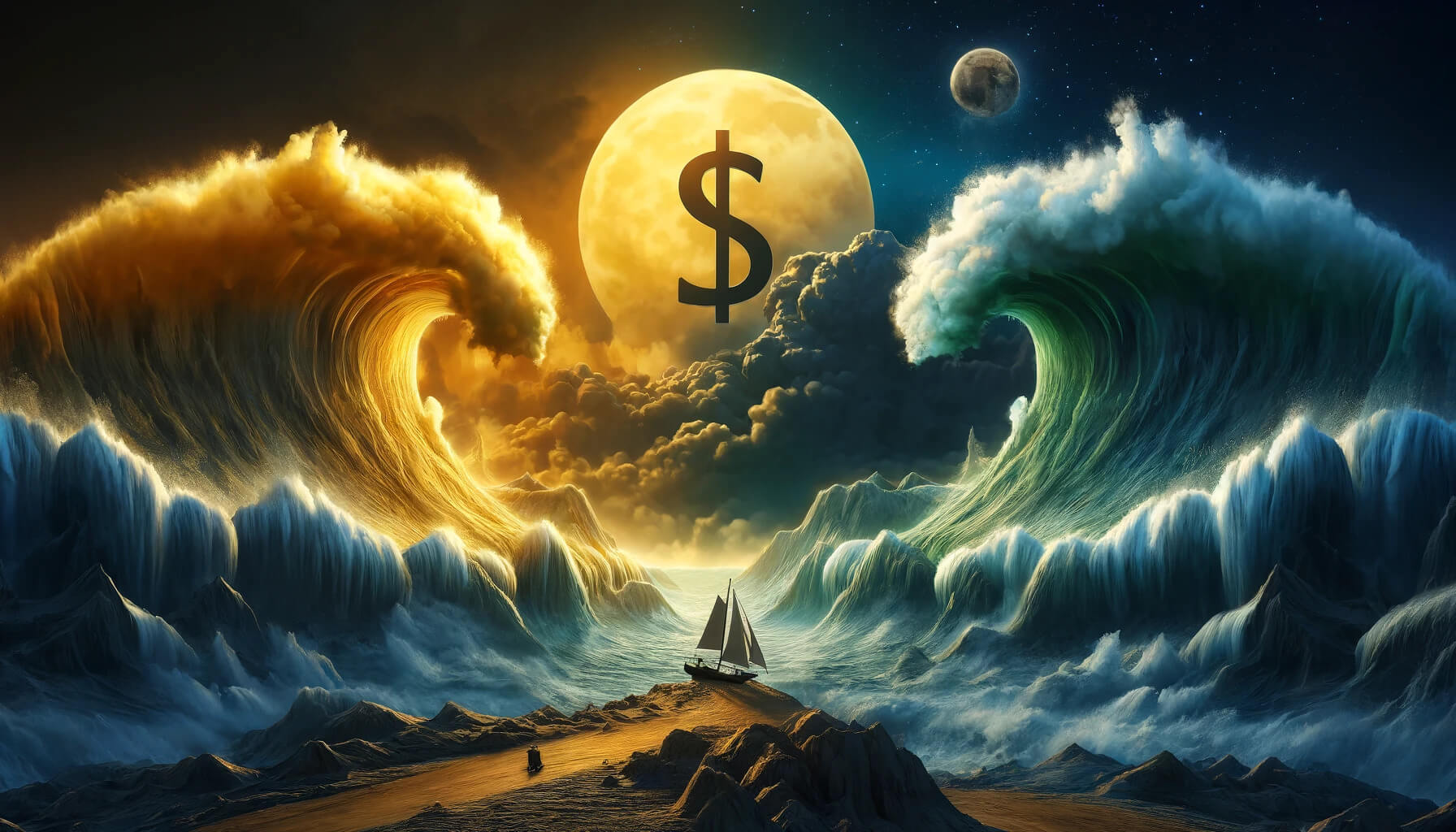 Dollar Dynamics Stirring Bitcoin Markets Amidst Bullish and Bearish Projections