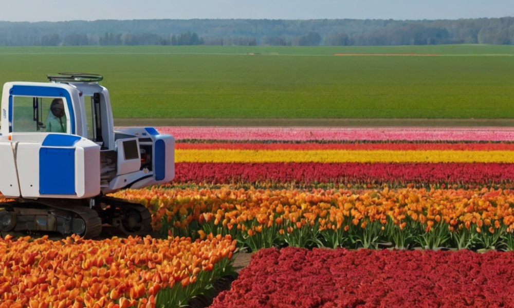 Theo the Robot: The Tulip Farmer's High-Tech Helper