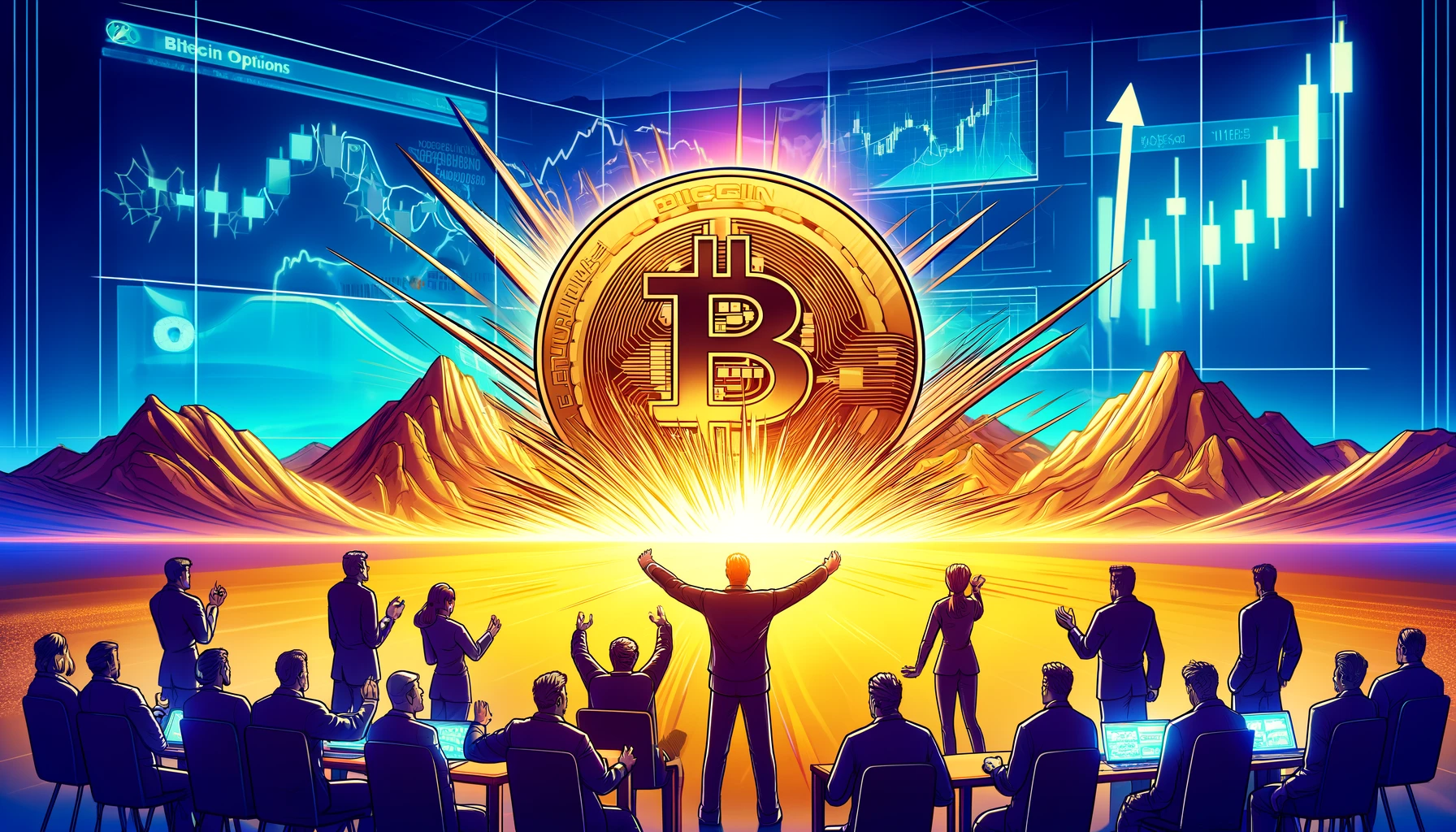 Bitcoin Options Traders Anticipating Imminent Breakout Above $74K