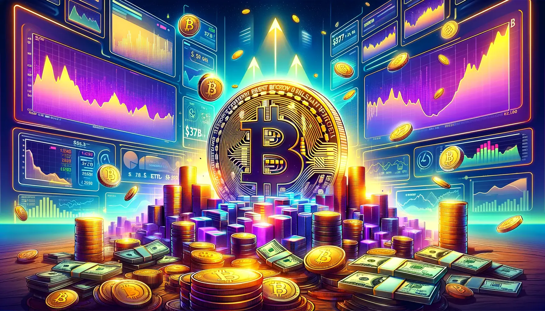 Bitcoin Bets Surge to $37 Billion as ETF Inflows Reach Record High