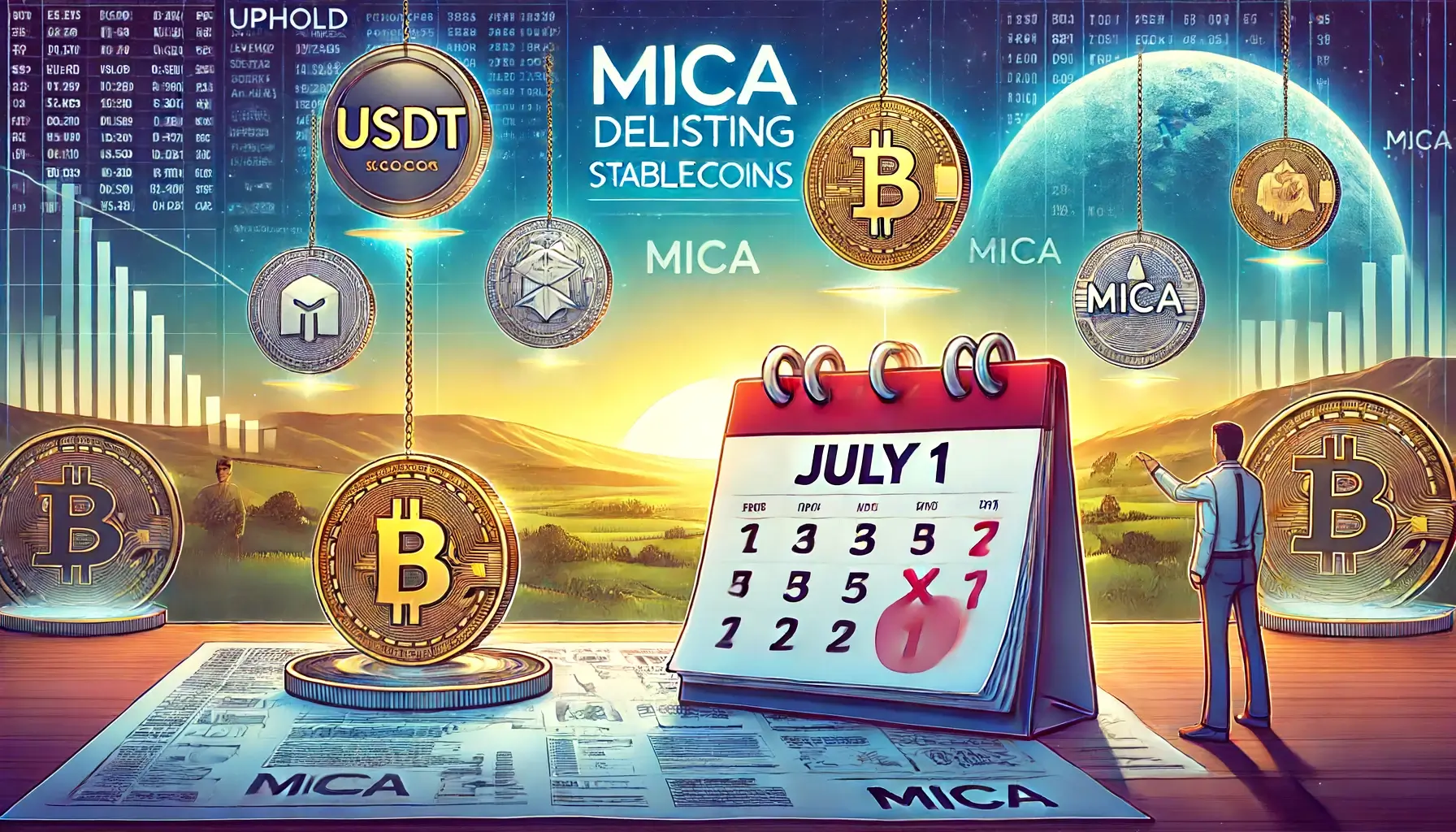Uphold Will Delist USDT and Five Stablecoins by July 1, Citing MiCA