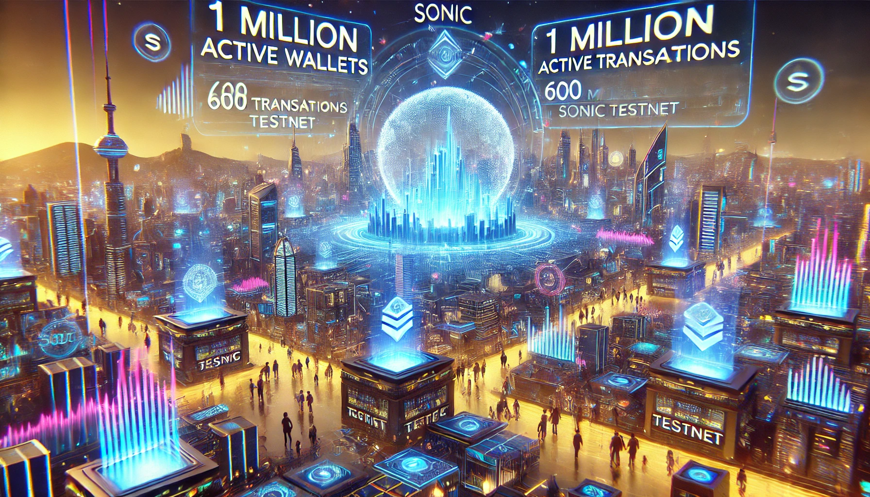 Sonic's Testnet Continuously Achieving Milestones with 1 Million Active Wallets and 600 Million Transactions
