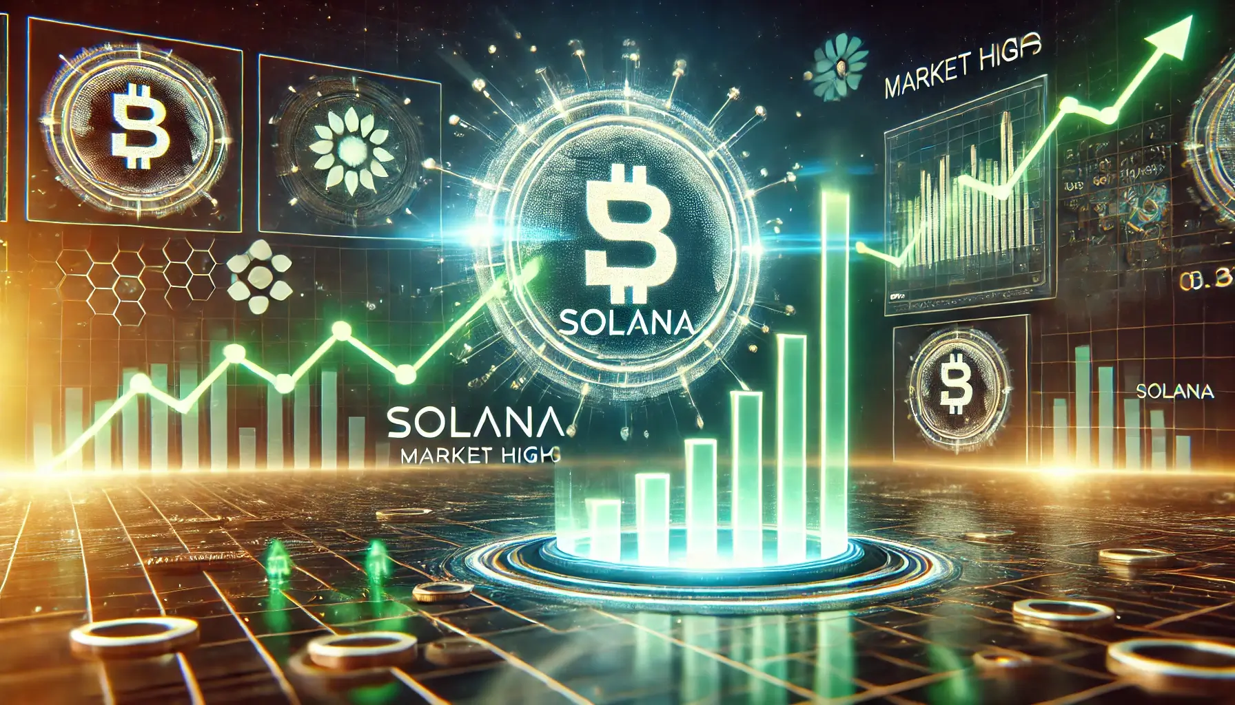 Solana's Market Cap Surging to Record Highs as Bullish Sentiment Grows