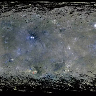 Organic material on Ceres could come from asteroid impacts