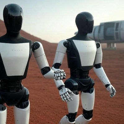Elon Musk wants to send Grok and Optimus robots to Mars