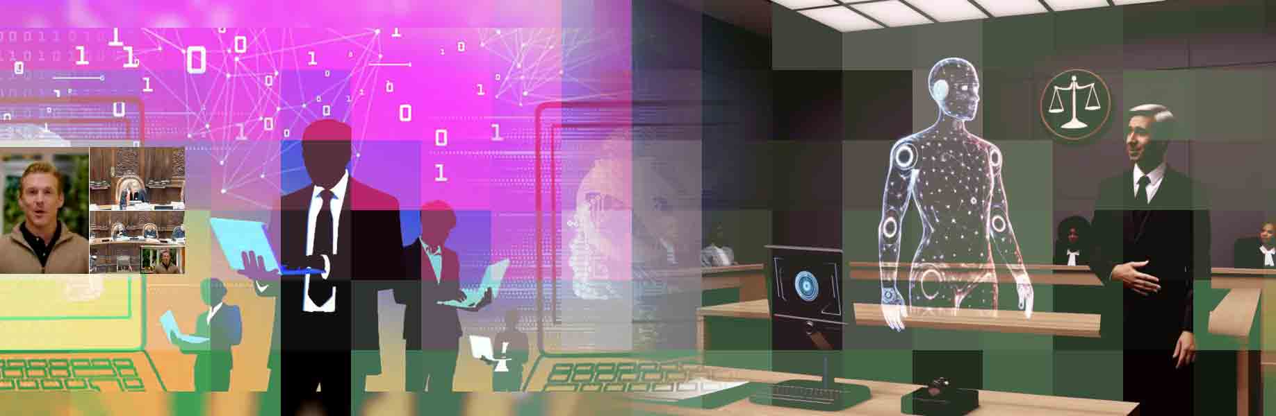 AI avatar speaks in court