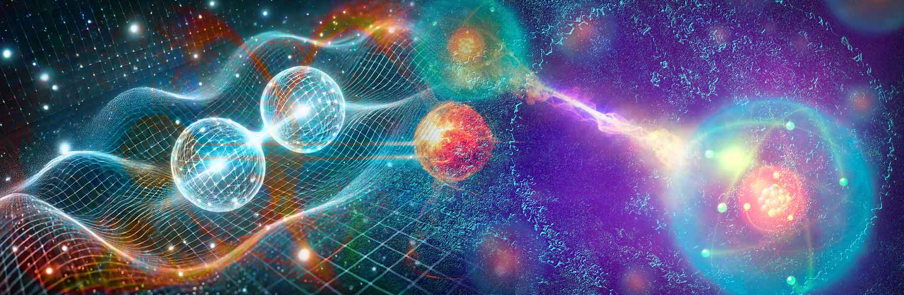 Quantum measurements link distant particles