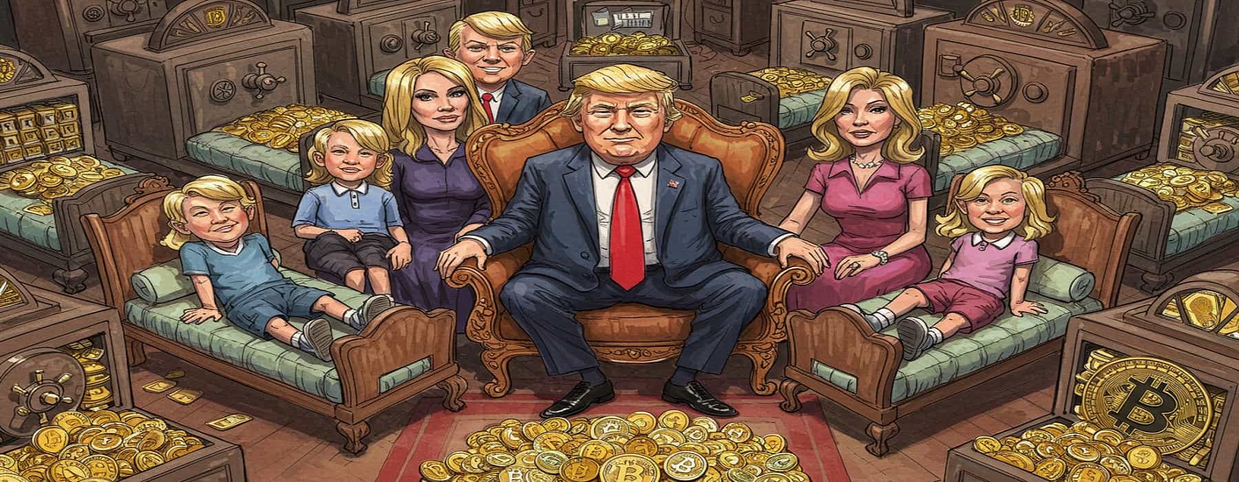 Trump’s Meme Coin Windfall: How $TRUMP Boosted His Net Worth While Retail Investors Took a Hit