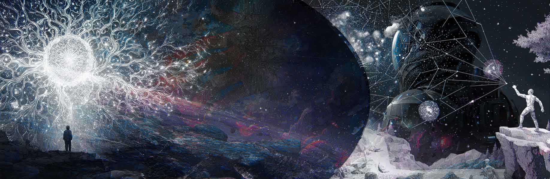 Cosmists and Terrans in space