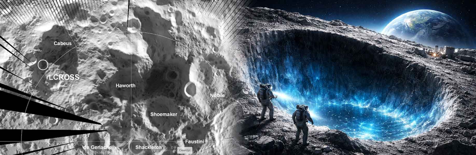 Water accumulated gradually on the moon over billions of years