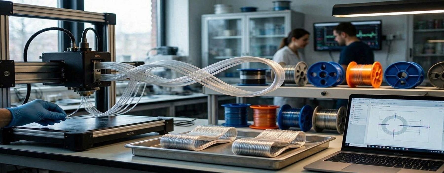 Harvard's Rotational 3D Printing Creates Programmable Artificial Muscle Filaments