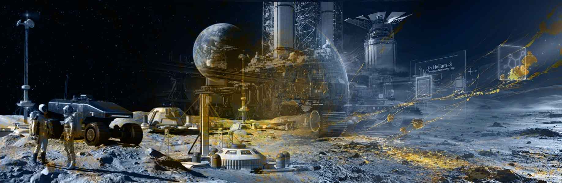 Mining the Moon for nuclear fusion gold: The race for lunar Helium-3