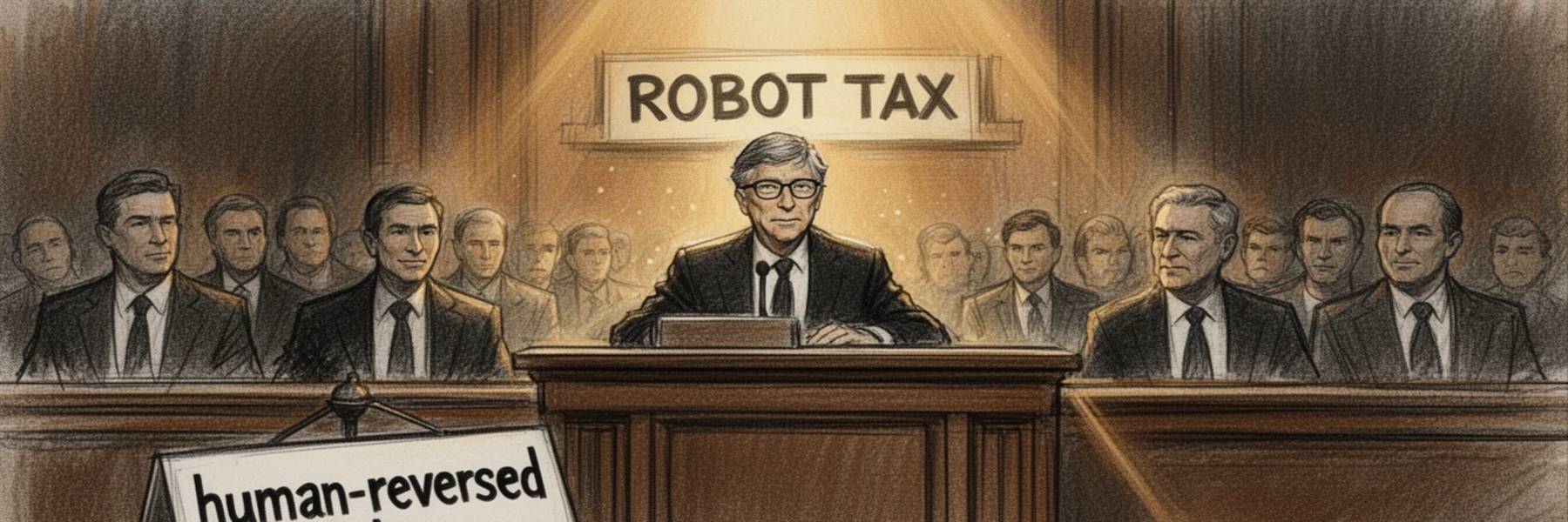 Gates Proposes Robot Tax and 'Human Reserved' Jobs
