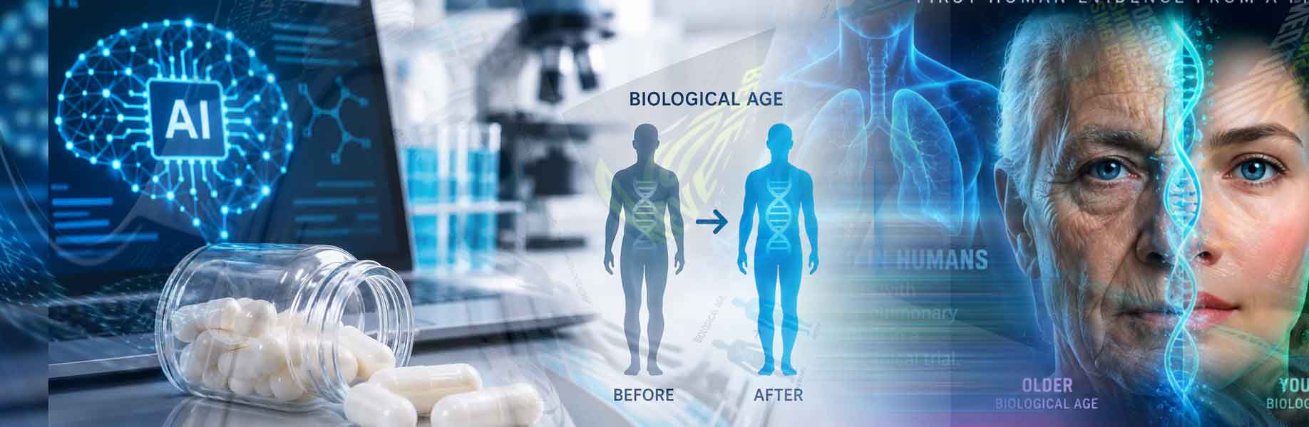 An AI-designed lung drug lowers biological age scores in a small trial